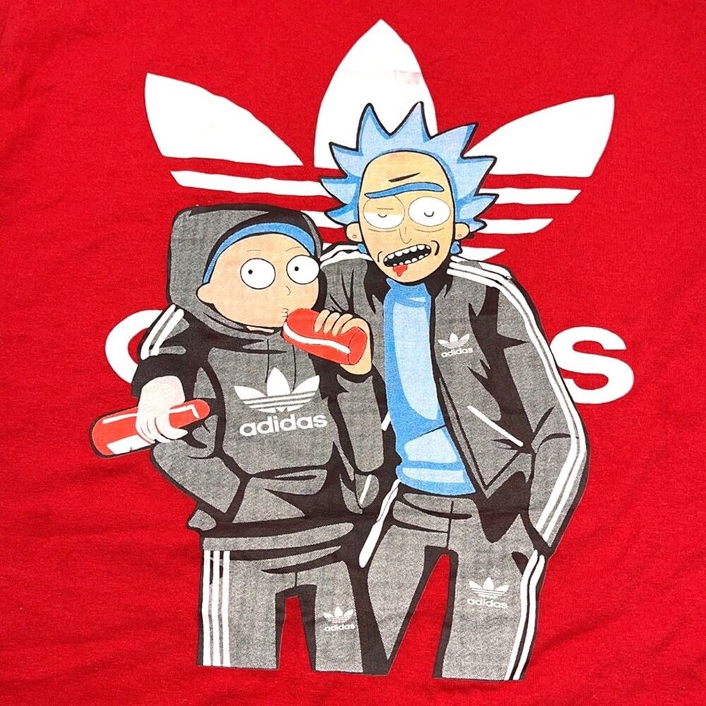 GILDAN T-Shirts Store Rick & Morty Cola & Booze size MEDIUM